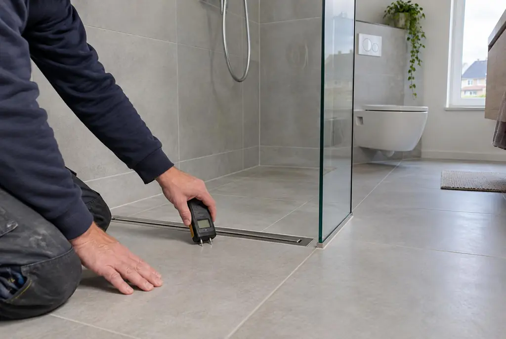 Lekdetectie Tiel – badkamer in een nieuwbouwwoning